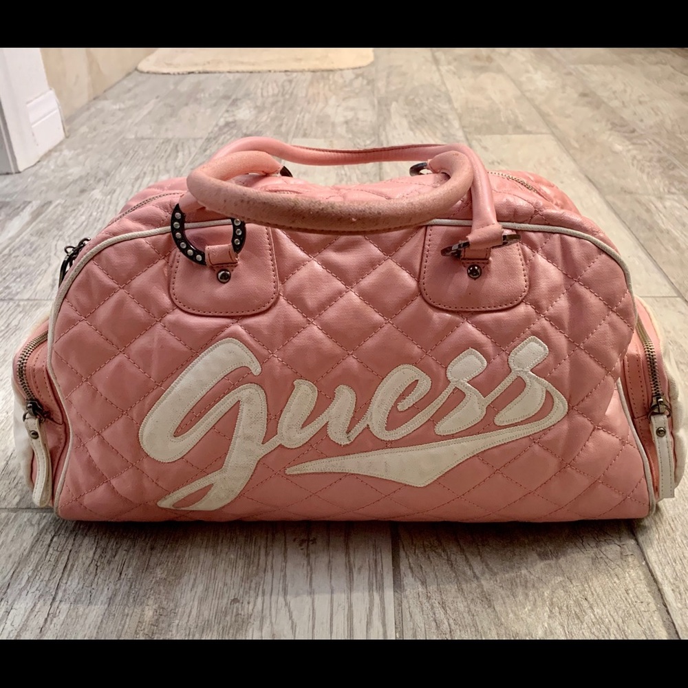 Guess, Pink Duffle Bag